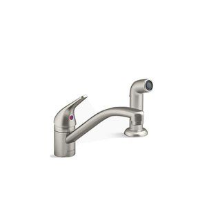 Kohler K-30614-VS Jolt Swing Spout W/ Side Spray In Vibrant Stainless. NEW